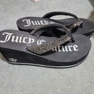Juicy couture platform sandals